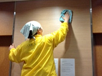 壁クロスの清掃