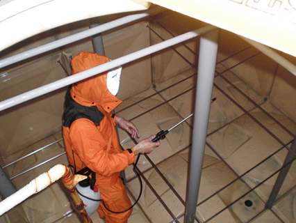 貯水槽清掃、点検