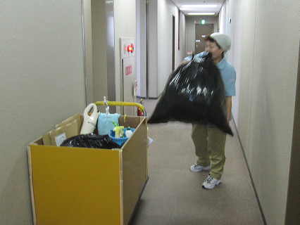 ゴミの収集・回収の日常清掃